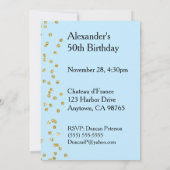 50周年おめでとう 招待状 (裏面)