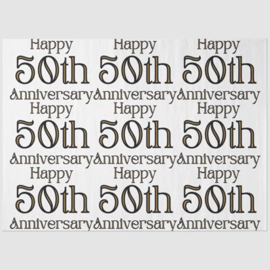 50周年おめでとう 薄葉紙 (正面)