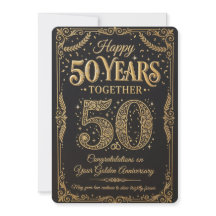 50周年お祝いカード