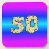 50周年お祝いコースター コースター (正面)