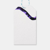 50周年に対する歓呼の追加の名前の写真日付 ギフトタグ (裏面)