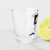 50周年に対する歓呼の追加の名前の写真日付 ショットグラス (左)