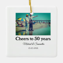 50周年に対する歓呼の追加の名前の写真日付