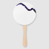 50周年に対する歓呼の追加の名前の写真日付 ハンドファン (裏面)