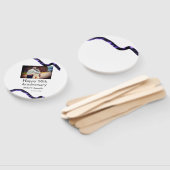 50周年に対する歓呼の追加の名前の写真日付 ハンドファン (組立なし)