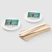 50周年に対する歓呼の追加の名前の写真日付 ハンドファン (組立なし)