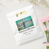 50周年に対する歓呼の追加の名前の写真日付 フェイバーバッグ (封をした状態)