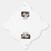 50周年に対する歓呼の追加の名前の写真日付 フェイバーボックス (見開き)