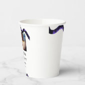 50周年に対する歓呼の追加の名前の写真日付 紙コップ (左)