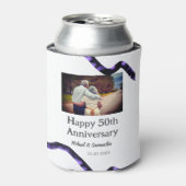 50周年に対する歓呼の追加の名前の写真日付 缶クーラー (缶正面)