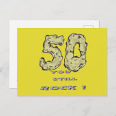 50周年のお客様BGカラーはがき ポストカード (正面/裏面)