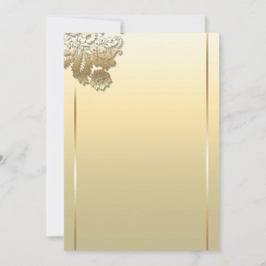 50周年の招待状 招待状 (裏面)