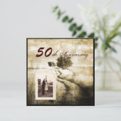 50周年の西のオークの木結婚の国 招待状 (スタンド正面)