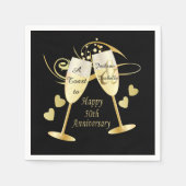 50周年への応援 | DIY文字 スタンダードカクテルナプキン (正面)