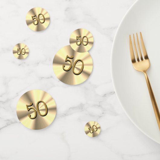 50周年または50年の勤続 コンフェッティ (グループ)