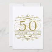 50周年を祝う カード (正面)