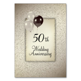 50周年を結婚修正 テーブルナンバー