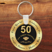 50周年を記念したパーティ結婚ーの優遇、格安 キーホルダー (正面)
