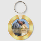 50周年を記念したパーティ結婚ーの優遇、格安 キーホルダー (裏面)