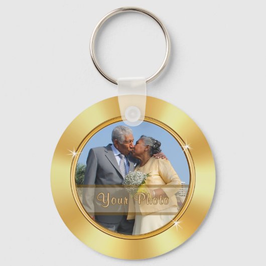 50周年を記念したパーティ結婚ーの優遇、格安 キーホルダー (裏面)