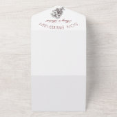 50周年を迎えた –  オールインワン招待状 (外側)