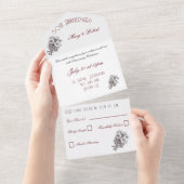 50周年を迎えた –  オールインワン招待状 (貼ってはがせる)