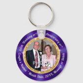 50周年を迎えるパーティ結婚ーの好意、 キーホルダー (正面)