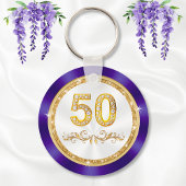 50周年を迎えるパーティ結婚ーの好意、 キーホルダー