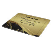 50周年を迎える宗教結婚をパーソナライズ カッティングボード (角)