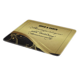 50周年を迎える宗教結婚をパーソナライズ カッティングボード