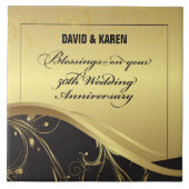 50周年を迎える宗教結婚をパーソナライズ タイル (正面)