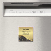 50周年を迎える宗教結婚をパーソナライズ マグネット (インサイチュ (食洗機))