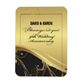 50周年を迎える宗教結婚をパーソナライズ マグネット (縦)
