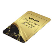 50周年を迎える宗教結婚をパーソナライズ マグネット (左側)