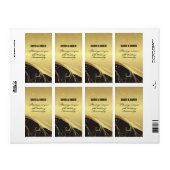 50周年を迎える宗教結婚をパーソナライズ ラベル (フルシート)