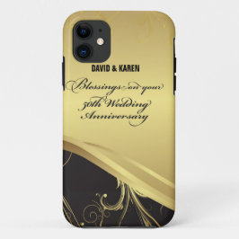 50周年を迎える宗教結婚をパーソナライズ iPhone 11 ケース