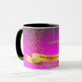 50周年を迎え結婚た彼女のコーヒーマグ マグカップ (正面左)