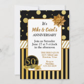 50周年エレガントパーティの招待状 招待状 (正面)