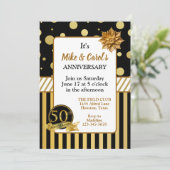 50周年エレガントパーティの招待状 招待状 (スタンド正面)