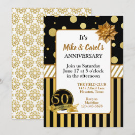 50周年エレガントパーティの招待状 招待状