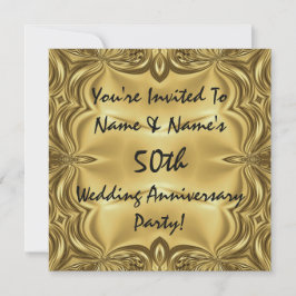 50周年エレガントパーティの招待状 招待状