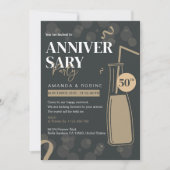 50周年エレガント招待状 招待状 (正面)