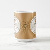 50周年コ結婚ーヒーマグカップ、祖父母 コーヒーマグカップ (中央)