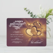 50周年ゴールデンアニバーサリーパーティー（バージョン4） 案内状 (スタンド正面)