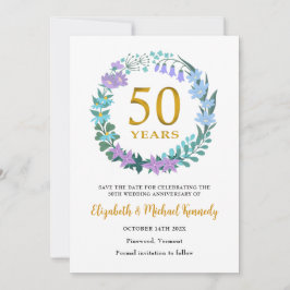 50周年ゴールデンアニバーサリー 日程おさえて カード