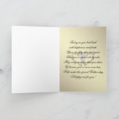 50周年ゴールデンウェディングアニバーサリーグリーティングカード カード (内部)