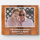 50周年ゴールデンウェディングアニバーサリー写真木 フォトプラーク (正面)