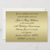 50周年ゴールデンウェディングアニバーサリー招待状カード 招待状 (裏面)
