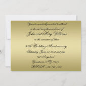 50周年ゴールデンウェディングアニバーサリー招待状カード 招待状 (裏面)