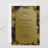 50周年ゴールデンウェディングアニバーサリー招待状、写真付き 招待状 (裏面)